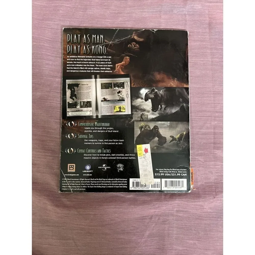Peter Jackson's King Kong The Official‎ Game of the Movie Strategy Guide